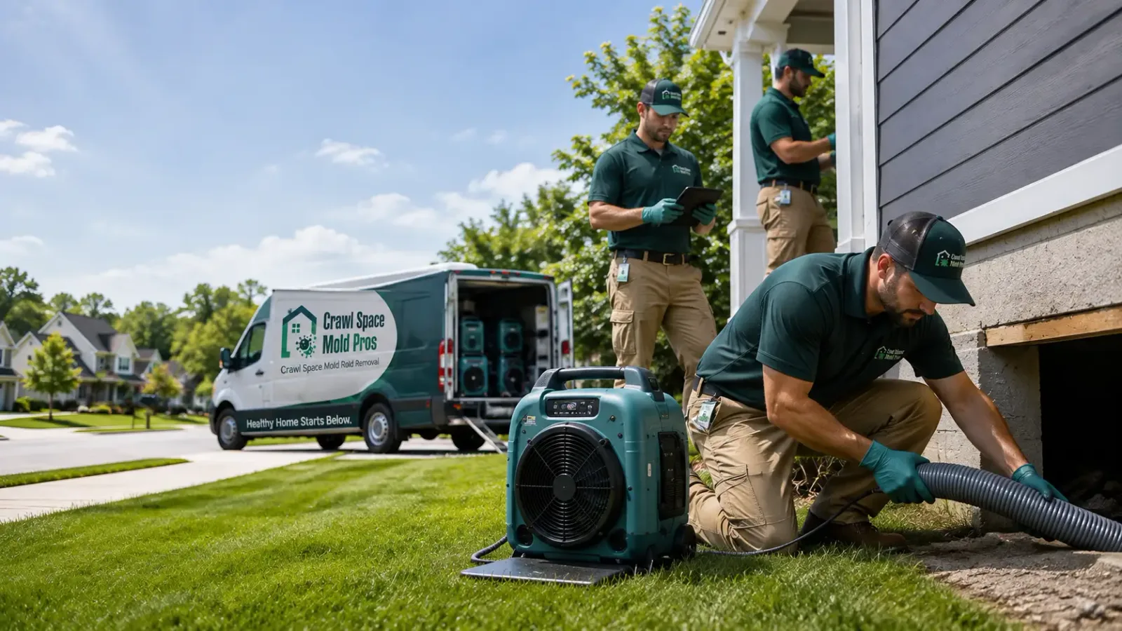 Crawl Space Mold Removal in Deerfield, WI
